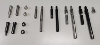 Kit de quincaillerie pour garde-corps de câble en acier inoxydable en gros Raccord de câble à boulon fileté horizontal noir