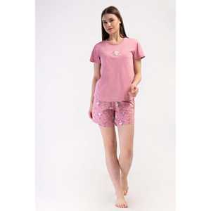 Veste de nuit ovale à manches courtes et col rond pour femmes - Product Image 4