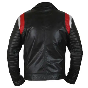 Chaqueta de Cuero para Hombre, Estilo Motero, Corte Entallado, Calidad Premium, Prenda Exterior Elegante, Perfecta para la Moda de Invierno y el Uso Diario - Product Image 4