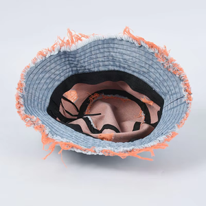 Casquette plate en coton lavé, logo personnalisé OEM, printemps été, décontractée, extérieure, unisexe, adulte, femme, chapeau de pêcheur, logo de marque - Product Image 3