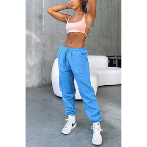 Survêtement de survêtement de jogging de base mignon pour femmes avec cravate et reliure contrastée respirant confortable Style avant plat décoration peinte - Product Image 6