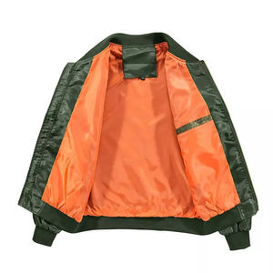 Chaqueta Bomber de hombre de nuevo diseño de alta calidad, chaqueta Bomber de secado rápido transpirable de nailon, chaqueta Bomber de invierno a la moda - Product Image 5