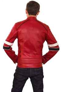 Vestes personnalisées en cuir pour hommes/femmes, vestes en cuir d'agneau noir véritable de haute qualité - Product Image 3