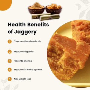 Jaggery Orgánico Premium Sin Refinar, Edulcorante Natural, Bloques de Jaggery, Polvo de Jaggery de Caña, Rico en Minerales, Marca SUNRISE AGRO 12-18 - Product Image 6