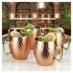 Handcrafted Solid Copper <b>Mugs</b> European Design Style for Parties for Moscow Mule <b>Metal</b> Beer <b>Mug</b> Moscow Mule Copper <b>Mugs</b> - Product Image 6