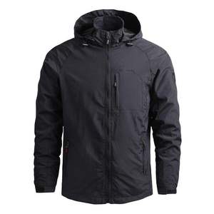 Haute qualité en gros haute qualité 2025 tendance hommes Trench hommes extérieur coupe-vent imperméable homme veste - Product Image 4