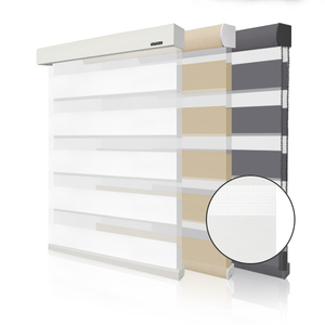 Store occultant moderne personnalisé prêt à poser, type zébré, avec fonction électrique intégrée, <span class=keywords><strong>en</strong></span> tissu. - Product Image 2