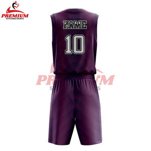 Nouvelles tenues de basket-ball pour hommes, meilleurs uniformes de basket-ball, design complet, sublimation, ensemble de maillots de basket-ball personnalisés - Product Image 2