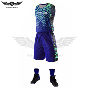 Maillots personnalisés les plus vendus et ensembles d'uniformes de basket-ball courts pour hommes uniformes de basket-ball respirants de bonne qualité - Product Image 2
