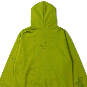 Sweatshirt à capuche personnalisé, lourd, surdimensionné, vintage, vieilli Sweatshirt à capuche personnalisé en coton délavé à l'acide pour hommes - Product Image 6