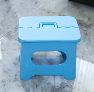 Haute qualité léger enfant en bas âge cuisine escabeau pédicure chaise facile à transporter poignée pliable stockage conception sûr robuste - Product Image 5