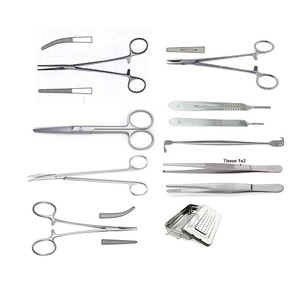 Ensemble d'instruments chirurgicaux mineurs pour adultes - Outils manuels en acier inoxydable pour la formation en chirurgie générale - Product Image 2