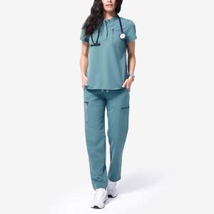 Le plus récent produit schéma de couleurs jogger médical gommages 4 pièces veste hôpital médical gommages en gros infirmière uniforme hôpital gommages - Product Image 1