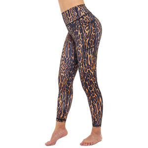 Pantalones de Yoga sin costuras para mujer, ropa de Yoga elástica de cintura alta - Product Image 5