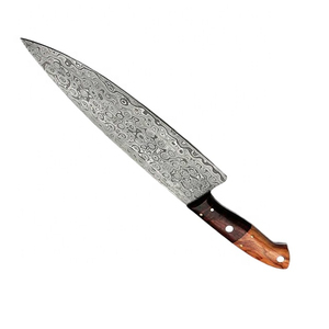 มีดทำครัวเหล็กดามัสกัสที่ทำด้วยมือฝาครอบป้องกันทำด้วยมือมีดปรับแต่งได้ตามต้องการ - Product Image 2