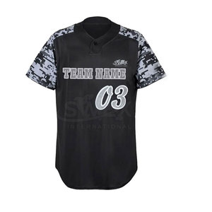 Vente directe d'usine Maillot de baseball Uniforme Meilleur prix Vêtements d'équipe Uniforme de baseball pour adultes - Product Image 2