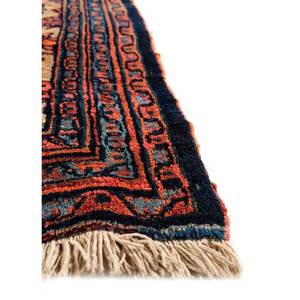 Alfombra de Lana Azul Aalam Anudada a Mano para el Hogar, Rectangular de 9x12, con Diseño de Medallón y Patrón de Rompecabezas para Pasillo, Entrada y Sala de Estar, Paem-350 - Product Image 4