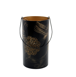 Fer rond de qualité supérieure suspendu support votif rond nouveau Design pot de bougie en feuille d'or pour la décoration de salon à la main - Product Image 2