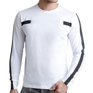Camisetas de Manga Larga para Hombre, 100% Algodón, Corte Holgado, Personalizables, al por Mayor, Diseño Sólido, Secado Rápido y Transpirables, Alta Calidad - Product Image 5