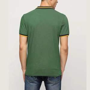 Polo T-shirt décontracté à manches longues en coton 100% de haute qualité pour hommes Broderie personnalisée Mode Polo de golf pour hommes - Product Image 5