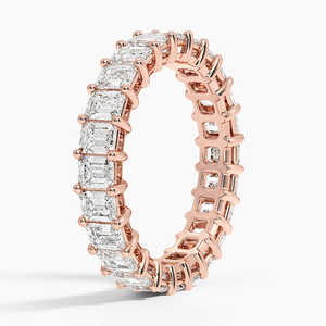 Anillo de Oro de 10k de Lujo con Piedras Rectangulares Brillantes Cultivadas en Laboratorio, Diseño Único para Mujer, Ideal para Bodas, Aniversarios, Uso Diario y Fiestas - Product Image 5