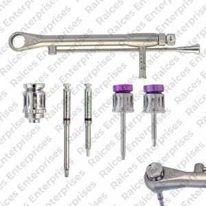 Llave de carraca para implantes dentales de acero inoxidable Manual con logotipo personalizado, llave dinamométrica quirúrgica de alta calidad al por mayor - Product Image 6