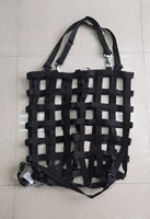 Sac à foin BLUHORSE, sac à foin en nylon durable, sac d'alimentation pour chevaux, taille moyenne, modèle BH-929, pour utilisation en écurie et en pâturage