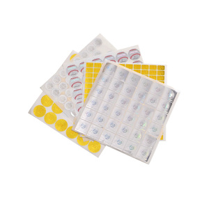 Étiquettes adhésives personnalisables avec numérotation séquentielle, anti-effraction, conception de forme personnalisée disponible, matériaux en papier BOPP PVC - Product Image 4