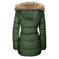 Manteau d'hiver long réversible imperméable coupe-vent pour femme, veste chaude à capuche, manches longues, longueur intégrale, polyester, fermeture éclair
