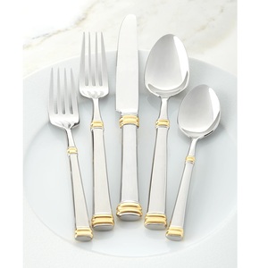 ชุดเครื่องใช้บนโต๊ะอาหารโลหะชุบทอง & เงินสำหรับบ้านและโรงแรมชุดเครื่องใช้บนโต๊ะอาหารดีไซน์แพง - Product Image 5