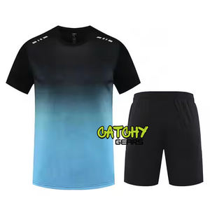 Venta al por mayor personalizable bádminton equipo deportivo camisetas diseño impreso uniforme Jersey para hombres fábrica-personalizado bádminton nacional - Product Image 3