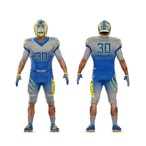 OEM ODM fabricante de uniformes de fútbol americano con gama completa de tamaños plantillas de diseño personalizado y producción rápida a granel - Product Image 4