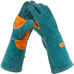 Gants de travail en gros, gants de sécurité en cuir, gants de soudage en cuir de vachette pour l'industrie - Product Image 3