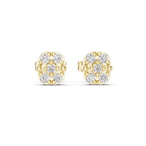 Pendientes de Diamantes de Laboratorio de 0.28 CT para Mujer, Claridad VVS-VS EF, Oro de 18KT, 14KT, 10KT y Plata 925, Oro Rosa, Amarillo y Blanco - Product Image 3