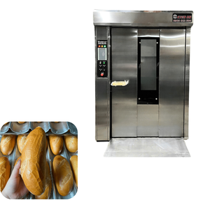 Venta al por mayor OEM 32 bandejas horno rotatorio Altuntop carro 380V/220V horno de Pizza nuevo Motor para pan vietnamita Gas Kien Pizza Vietnam - Product Image 1