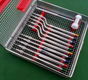 Kit de Osteótomos para Elevación de Seno Maxilar Dental, Instrumentos Manuales de Acero Inoxidable Rectos y Cóncavos Desplazados - Product Image 5