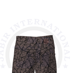 Short décontracté à séchage rapide pour hommes Short de sublimation en polyester imprimé personnalisé avec méthode de tissage tricoté à taille élastique - Product Image 5