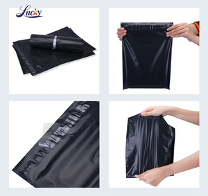 Tamaño 30*42cm Bolsas de correo LDPE negras ecológicas de alta calidad Autosellado Impermeable y reciclado 100% Poly Own Factory Tailandia - Product Image 2