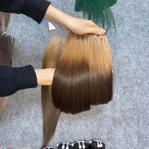 Venta al por mayor de pelo de trama brillante de hueso recto todo color todas las extensiones de cabello humano de longitud para cabello nigeriano - Product Image 3