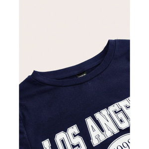 Camiseta de fibra de algodón de verano americano para mujer, Camiseta deportiva informal ajustada, Base elástica, transpirable, de manga corta - Product Image 4