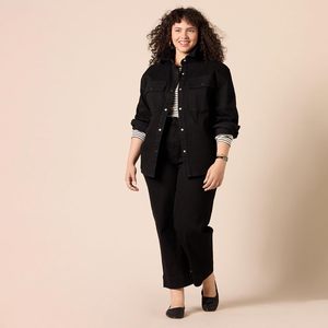 Veste chemise en jean décontractée pour femmes en denim de bonne qualité fabriquée en usine Demande du client Design populaire prix abordable grande taille - Product Image 3