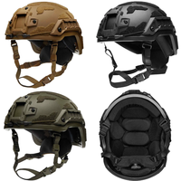Casque de sécurité tactique Vanda High Cut, léger (2,87 lb), disponible en noir, beige ou vert olive