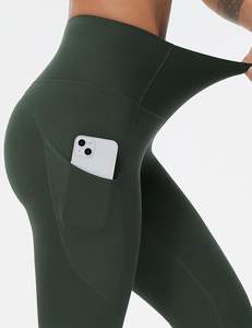 Women's High Waist Scrunch <b>Butt</b> <b>Lift</b> <b>Leggings</b> Seamless Gym Fitness Yoga Pants with Elastic Waist Closure Made of Spandex/Nylon - Product Image 5