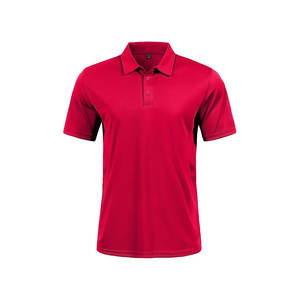 Logo personnalisé de haute qualité adultes et enfants séchage rapide col en V bouton impression parentalité polo hauts t-shirt - Product Image 3