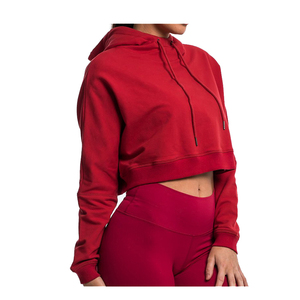 Sweat-shirt à capuche color block pour femme, manches longues, tricoté, décontracté, pour l'automne, 100% coton, respirant, coupe classique - Product Image 5