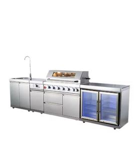 HOT SALES Quality New 40-Inch Liquid Propane Grill L90000 with Refrigerator and Door and Drawer with and 5 in 1 <b>BBQ</b> <b>Tool</b> Set New - Product Image 5