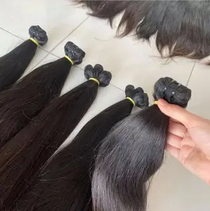 Raw Russian Bulk Hair Extensions High Quality Vietnamese Raw Hair Wholesale Price Only In ASARA Hair Vietnam