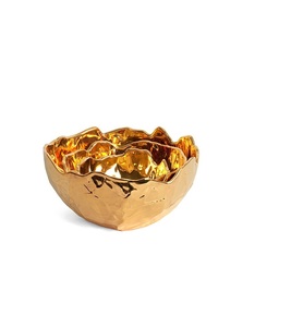 Cuenco para servir de latón de inspiración cultural con acabado tradicional para uso religioso o propósito de regalo - Product Image 4