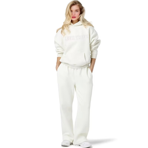 เสื้อผ้าสตรีทแวร์สุดหรูผ้าฟลีซผ้าฝ้ายน้ำหนักเบาระบายอากาศได้ดีปักลายไหล่ไหล่ได้ตามต้องการสำหรับฤดูหนาว - Product Image 1