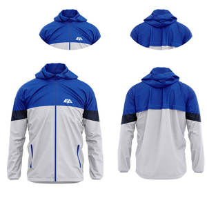 Veste matelassée décontractée pour homme, 100 % polyester, coupe-vent, respirante, à capuche, manches longues, fermeture éclair intégrale, teinte, haute qualité - Product Image 4